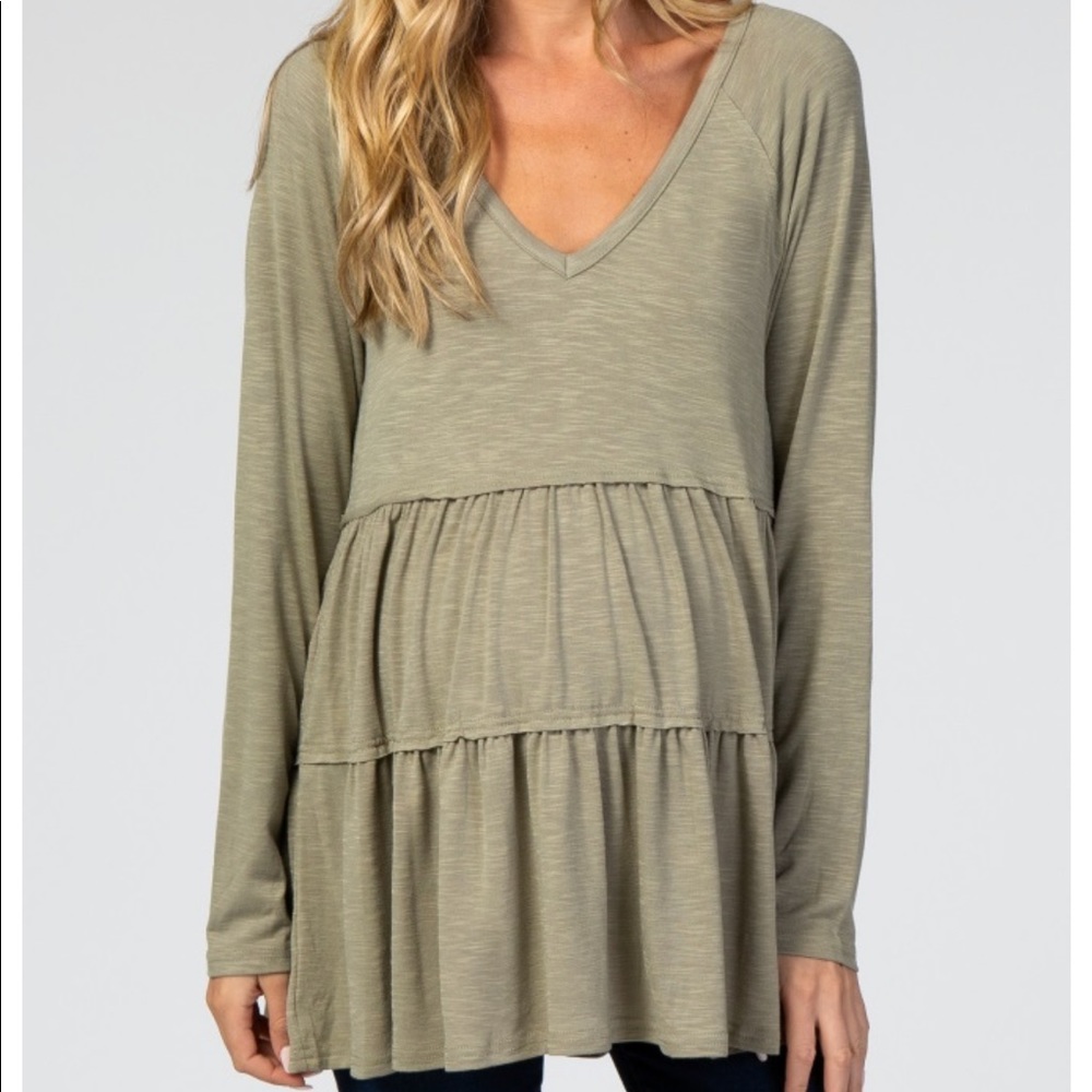 Maternity v neck - Picture 3 of 4